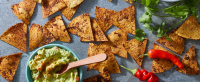 Taco-Spiced Seasoned Tortilla Chips - Forks Over Knives image