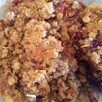 Elaine's Berry Crisp with Frozen Fruit | Just A Pinch Recipes image