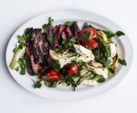 Grilled Hanger Steak with Fennel Salad Recipe | Bon Appétit image