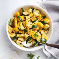 Olive Oil-Braised Summer Squash Recipe | EatingWell image