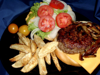 Gourmet Bleu Cheese Burgers Recipe - Food.com image