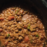 Spicy Slow-Cooked Beanless Chili Recipe | Allrecipes image