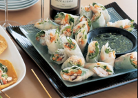 Shrimp Rice-Paper Rolls with Vietnamese Dipping Sauce ... image