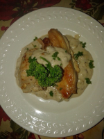 Chicken Breasts Smothered in a Mushroom Cream Sauce Recipe ... image