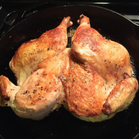 Chef John's Chicken Under a Brick Recipe | Allrecipes image