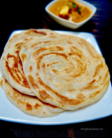 kerala parotta recipe | malabar paratha recipe - Veg ... image