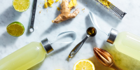 DIY Lemon-Ginger Electrolyte Drink Recipe Recipe | Epicurious image
