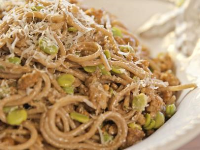 Spaghetti with Chianti and Fava Beans Recipe | Giada De ... image