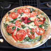Red, White, and Green Pizza Recipe | Allrecipes image