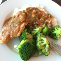 Chicken Breasts with Chipotle Green Onion Gravy Recipe ... image