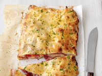 Salami-Mozzarella Calzone Recipe | Food Network Kitchen ... image