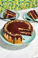 Devil's Food Cake with Salted Peanut Butter Frosting and ... image