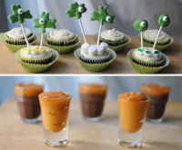 Boozy Irish Cupcakes & Jameson Pudding Shots - Brit + Co image