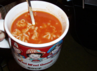 Easy Tomato Top Ramen Soup | Just A Pinch Recipes image