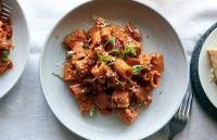 Spicy Red Pesto Pasta Recipe - NYT Cooking image