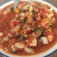 Italian Tomato Vegetable Soup - Jamie Geller image