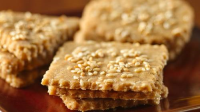 Sesame Crackers Recipe - BettyCrocker.com image