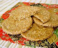 Sesame Thins (crackers) Recipe - Food.com image