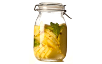 Pineapple-Mint Vodka Recipe | Bon Appétit image