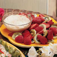 Yogurt Fruit Dip Recipe: How to Make It - Taste of Home image