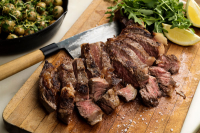 Rib-Eye Steak and Potatoes for Two Recipe - NYT Cooking image