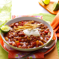 Lime Chicken Chili Recipe: How to Make It image