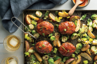 Mini Meatloaves with Potatoes, Leeks, and Brussels Sprouts ... image
