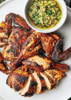 Grilled Butterflied Chicken With Lemongrass Sauce Recipe ... image