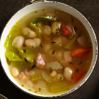 Classic White Bean & Ham Soup Recipe | EatingWell image