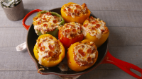 Best Pizza-Stuffed Peppers - How to Make Pizza ... - Delish image