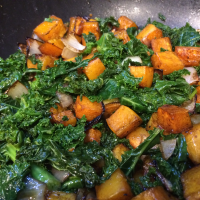Balsamic Butternut Squash with Kale Recipe | Allrecipes image