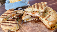 Chicken Panini or Pressed Phillies with Fontina | Rachael ... image