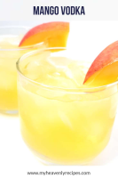 Easy Mango Vodka Cocktail - My Heavenly Recipes image