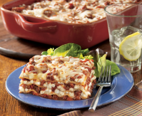 Easy Cheesy Lasagna Recipe with Cottage Cheese - Daisy Brand image