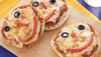 Mini Monster Pizzas Recipe - Pillsbury.com image