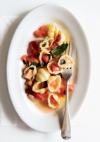 Pasta with Tomatoes and Mozzarella Recipe | Bon Appétit image