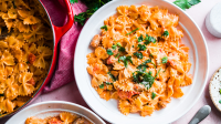 Pasta with Sausage, Tomatoes, and Cream Recipe - Food.com image