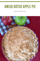 Amish Dutch Apple Pie Recipe with Crumb Topping - Amish ... image