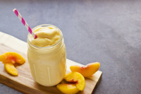 Peaches & Cream Smoothie Recipe | Nutritional Weight ... image