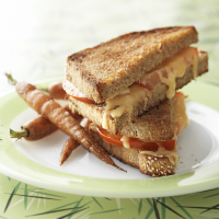 Grilled Cheese and Tomato Sandwich Recipe | EatingWell image