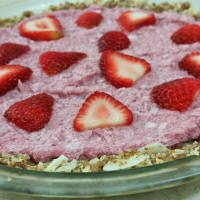 Raw Vegan Strawberry Pie Recipe | Allrecipes image
