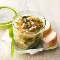 Sausage & Cannellini Bean Soup Recipe: How to Make It image