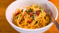 Simple Spaghetti Carbonara Recipe by Jacqui Wedewer image