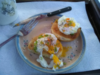 Simple Microwave Poached Eggs Recipe - Food.com image