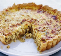 Caramelised onion tart recipe | BBC Good Food image