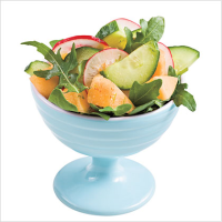 Cucumber-Melon Salad Recipe | MyRecipes image