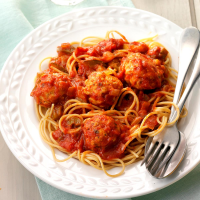 Turkey Meatballs and Sauce Recipe: How to Make It image