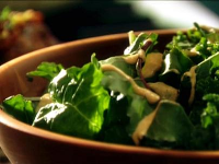 Italian Winter Greens with Pear-Walnut Dressing Recipe ... image