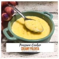 Pressure Cooker Creamy Polenta Recipe - From Val's Kitchen image
