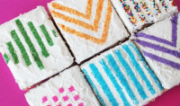 Use Wax Paper Stencils to Make Pretty Patterned Cakes ... image